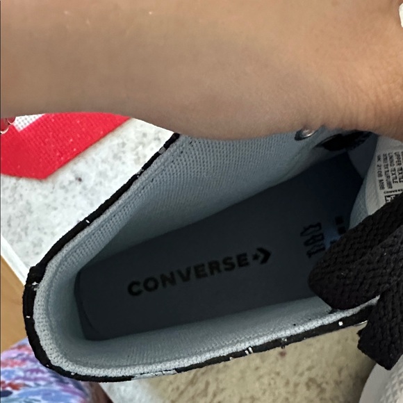 Converse Black and White High-Top Sneakers - Picture 4 of 4